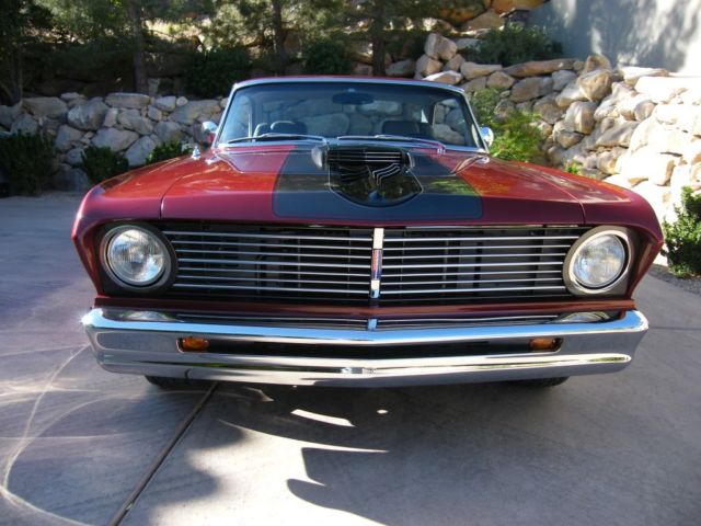 1965 LASER STRAIGHT CUSTOM RED METALLIC Ford Falcon Coupe