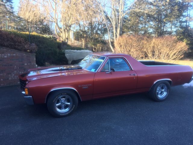 1972 BURNT ORANGE Chevrolet El Camino Standard Cab Pickup