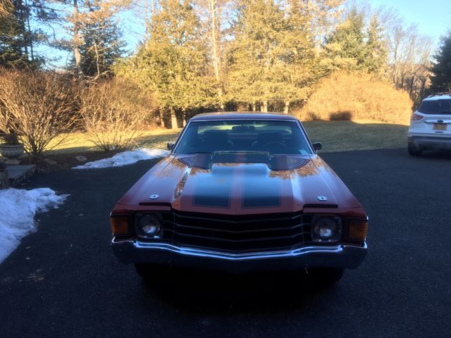 1972 BURNT ORANGE Chevrolet El Camino Standard Cab Pickup