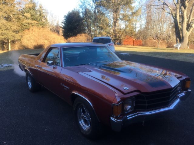 1972 BURNT ORANGE Chevrolet El Camino Standard Cab Pickup