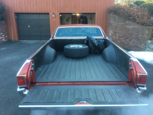 1972 BURNT ORANGE Chevrolet El Camino Standard Cab Pickup