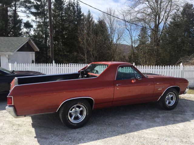 1972 BURNT ORANGE Chevrolet El Camino Standard Cab Pickup