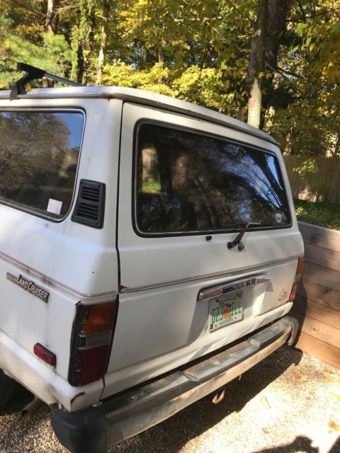 1988 White Toyota Land Cruiser SUV