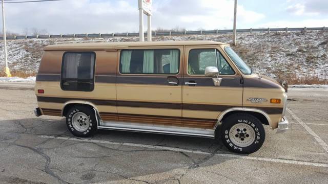 1983 tan Chevrolet G20 Van