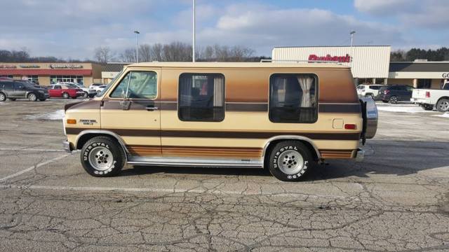 1983 tan Chevrolet G20 Van