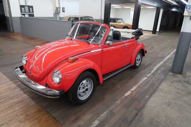 1977 Red Volkswagen Beetle - Classic Convertible