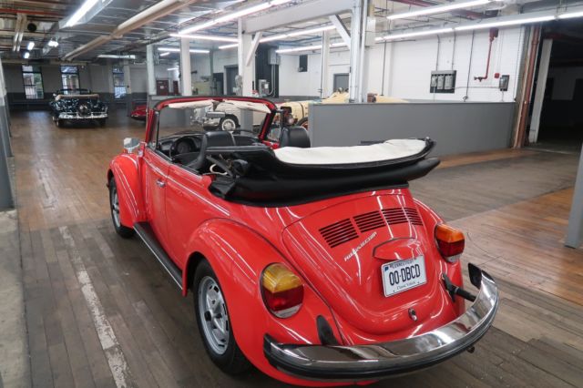 1977 Red Volkswagen Beetle - Classic Convertible