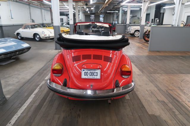 1977 Red Volkswagen Beetle - Classic Convertible