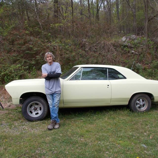 1966 primer Chevrolet Chevelle 2 door sedan