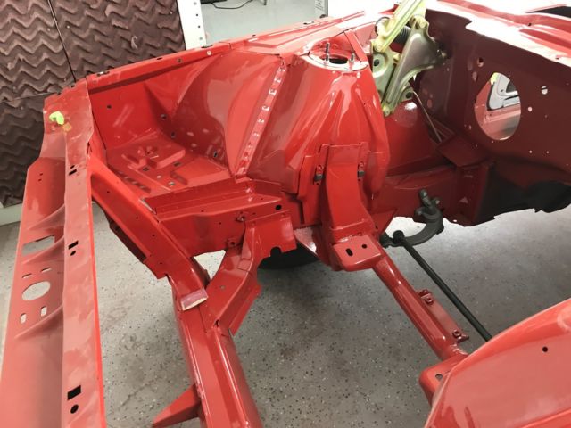 1964 Red Ford Thunderbird Convertible