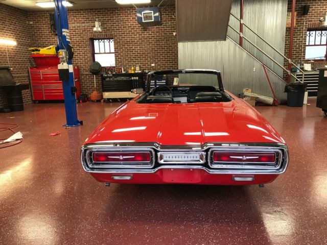 1964 Red Ford Thunderbird Convertible