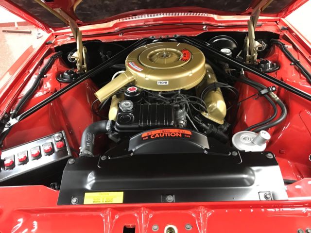 1964 Red Ford Thunderbird Convertible