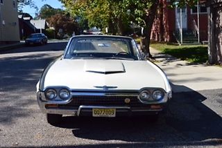 1963 White Ford Thunderbird Coupe