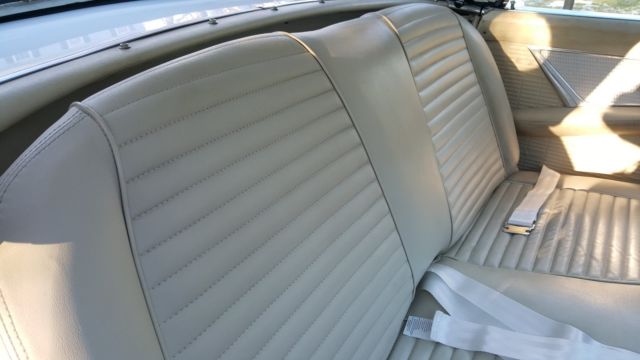 1957 White Ford Thunderbird Convertible