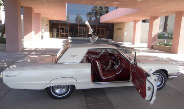 1965 White Ford Thunderbird Coupe