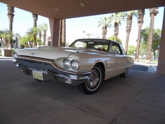 1965 White Ford Thunderbird Coupe