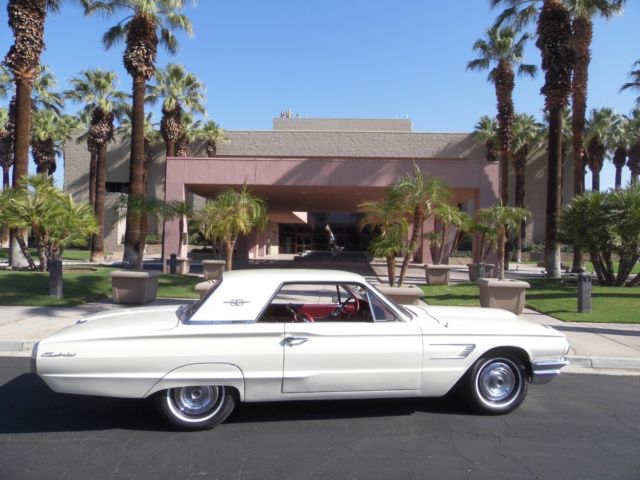 1965 White Ford Thunderbird Coupe
