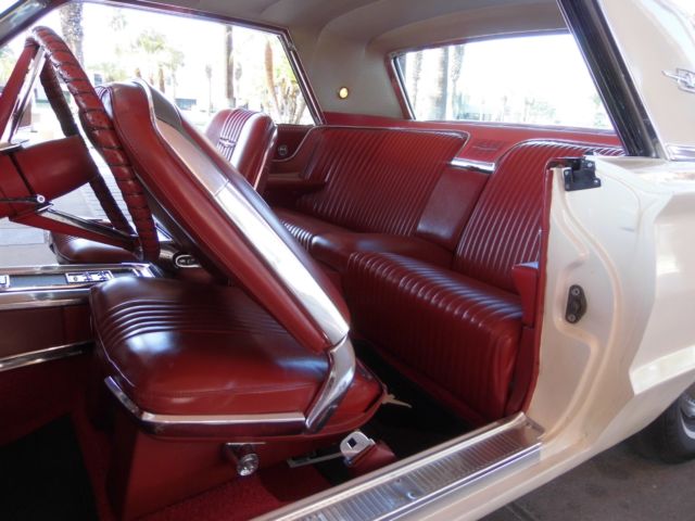 1965 White Ford Thunderbird Coupe