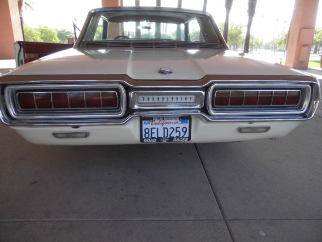 1965 White Ford Thunderbird Coupe