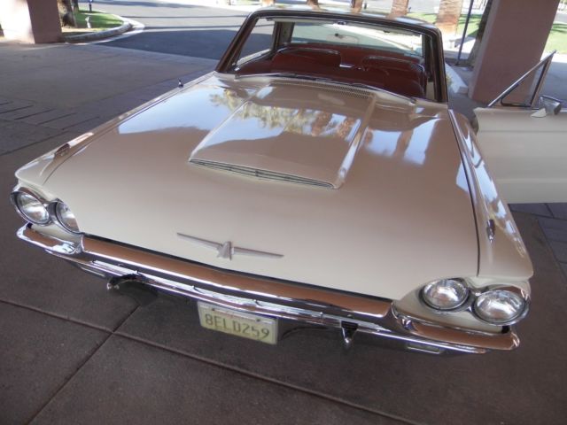 1965 White Ford Thunderbird Coupe