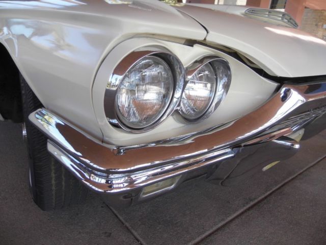 1965 White Ford Thunderbird Coupe