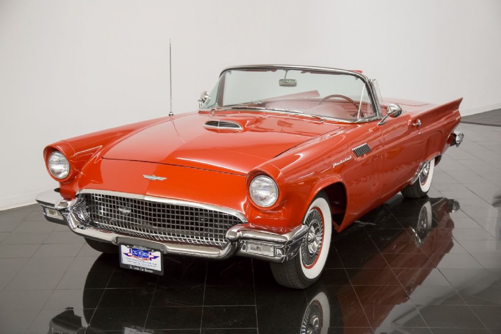 1957 Red Ford Thunderbird --