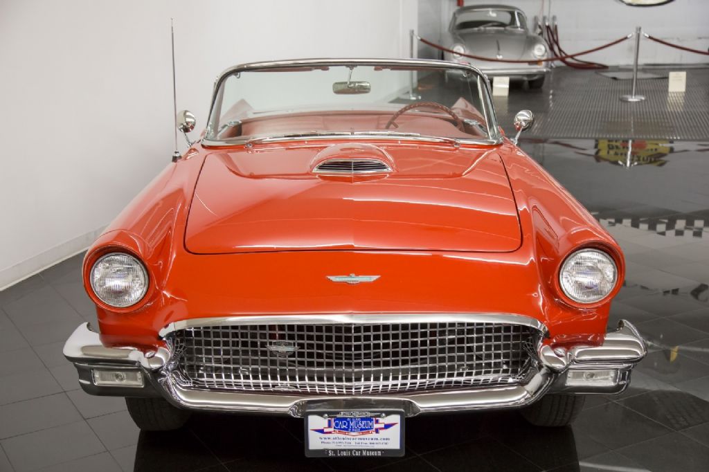 1957 Red Ford Thunderbird --