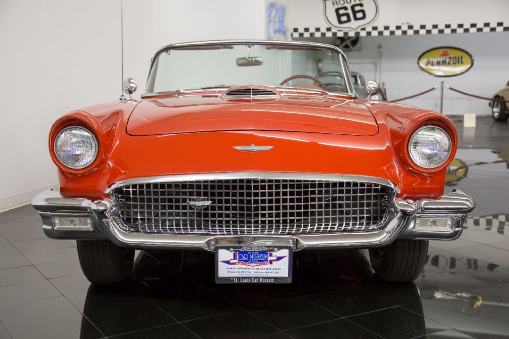 1957 Red Ford Thunderbird --