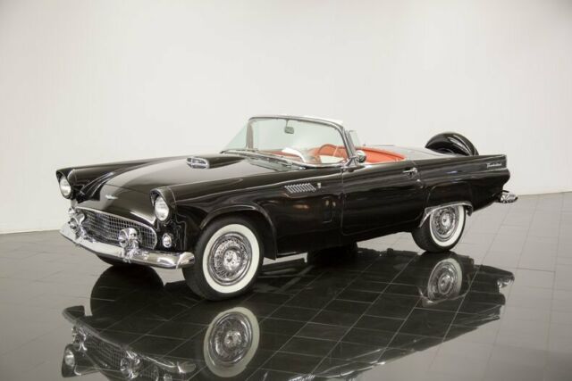 1956 Black Ford Thunderbird Convertible