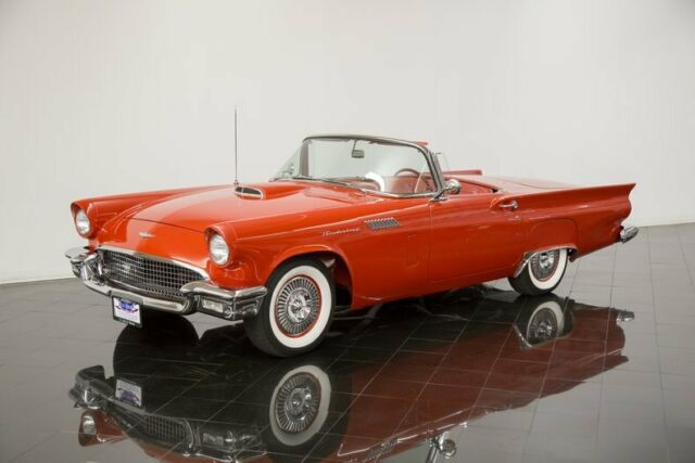1957 Red Ford Thunderbird Convertible