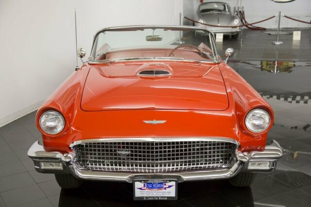 1957 Red Ford Thunderbird Convertible