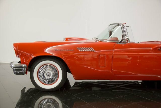 1957 Red Ford Thunderbird Convertible