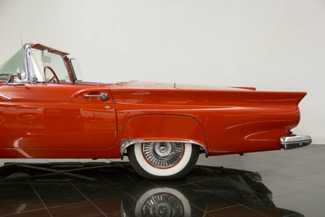 1957 Red Ford Thunderbird Convertible