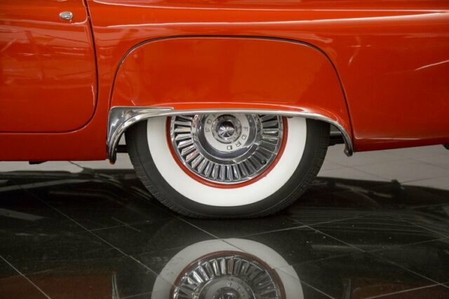 1957 Red Ford Thunderbird Convertible