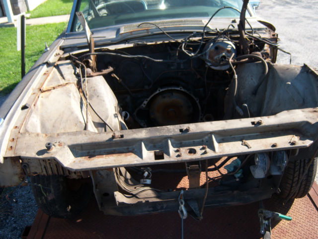 19650000 Gold Ford Thunderbird Convertible