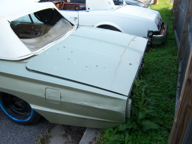 19650000 Gold Ford Thunderbird Convertible