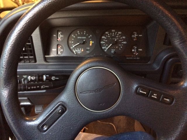 1988 Black Ford Thunderbird Coupe