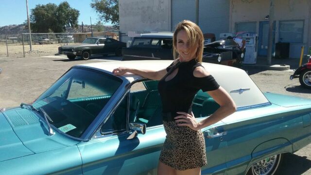 1966 Teal Ford Thunderbird Coupe