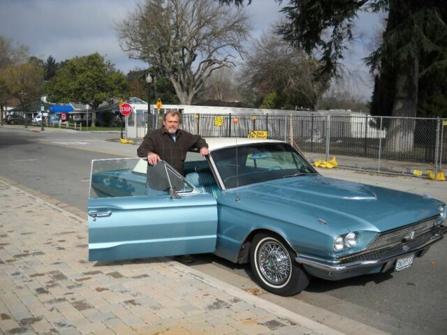 1966 Teal Ford Thunderbird Coupe