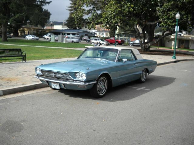 1966 Teal Ford Thunderbird Coupe