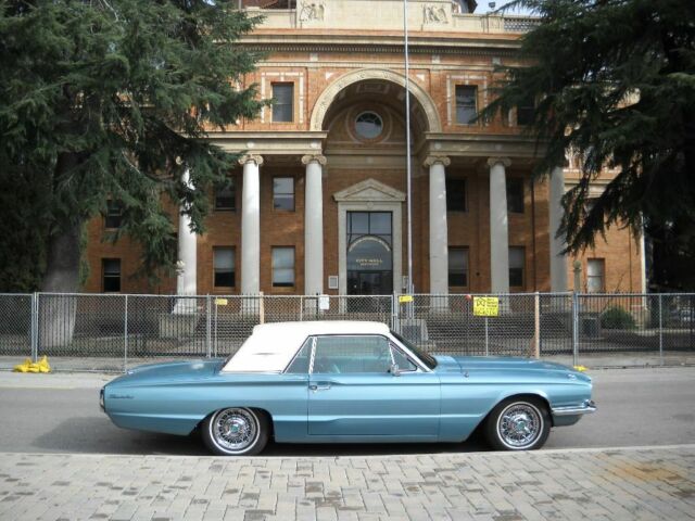 1966 Teal Ford Thunderbird Coupe