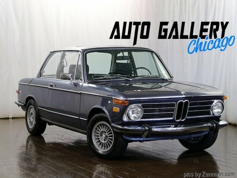 1973 Blue BMW 2002 Coupe