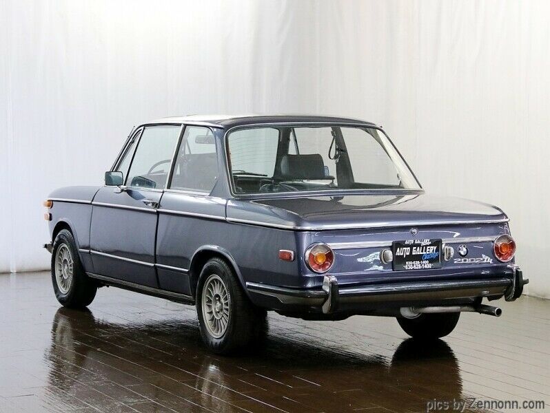 1973 Blue BMW 2002 Coupe