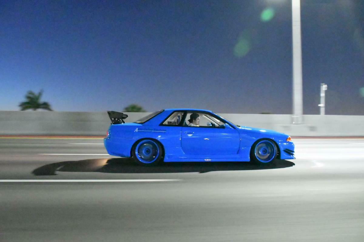 1991 Blue Nissan GT-R Coupe