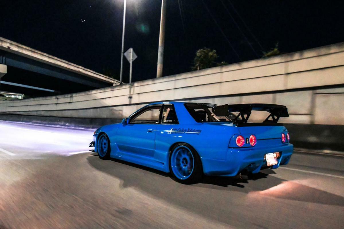 1991 Blue Nissan GT-R Coupe