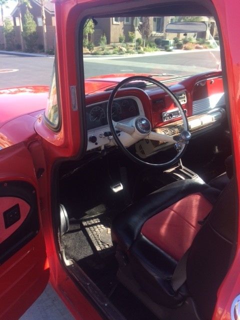 1961 red/white trim Chevrolet C-10 Standard Cab Pickup