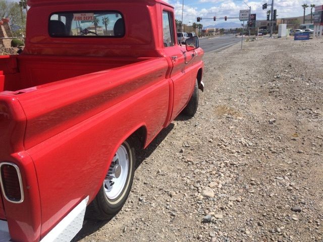 1961 red/white trim Chevrolet C-10 Standard Cab Pickup