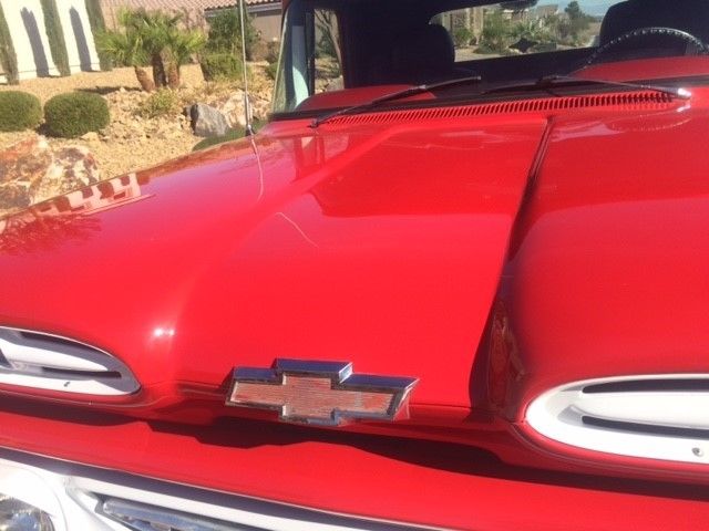 1961 red/white trim Chevrolet C-10 Standard Cab Pickup