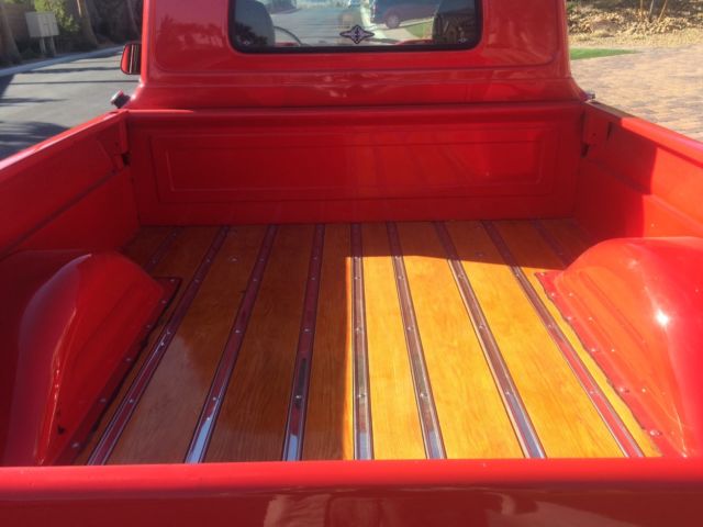 1961 red/white trim Chevrolet C-10 Standard Cab Pickup