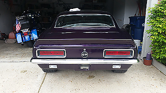 1967 Purple Chevrolet Camaro Coupe